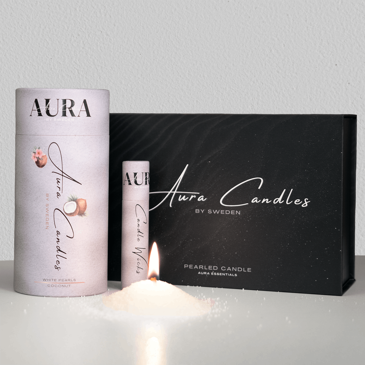 Aura Pärlljus – Vit