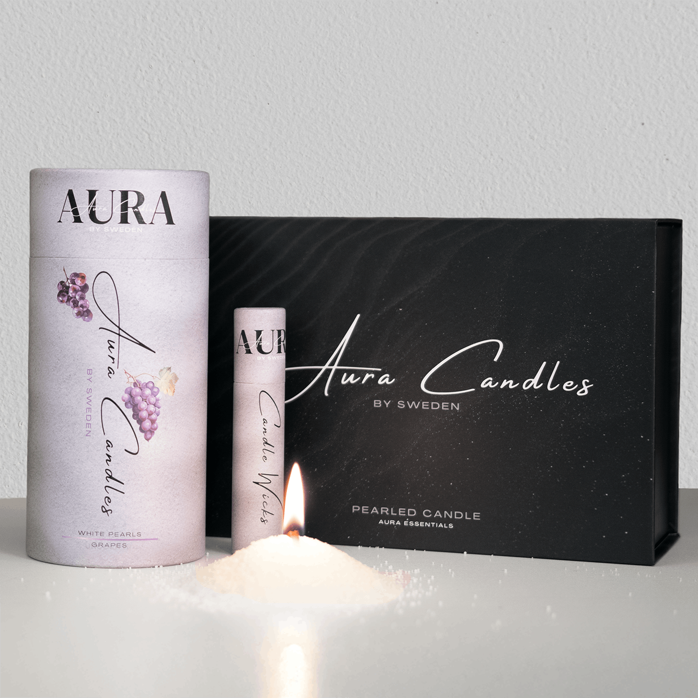 Aura Pärlljus – Vit
